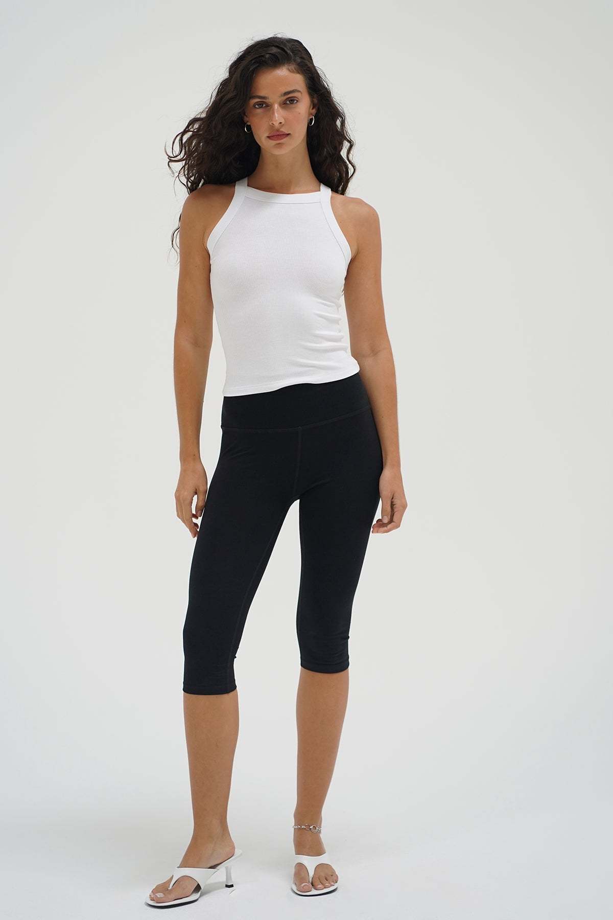 LNA Capri Legging in Black