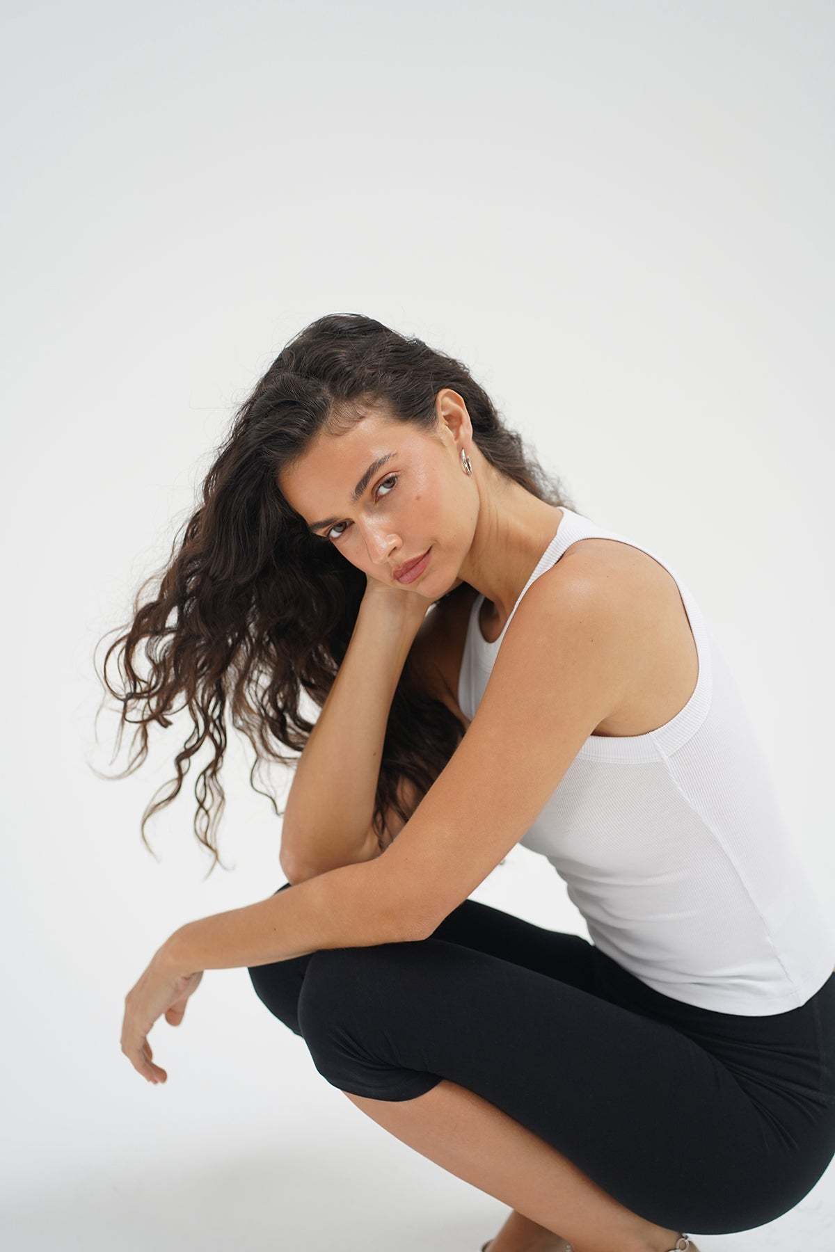 LNA Capri Legging in Black