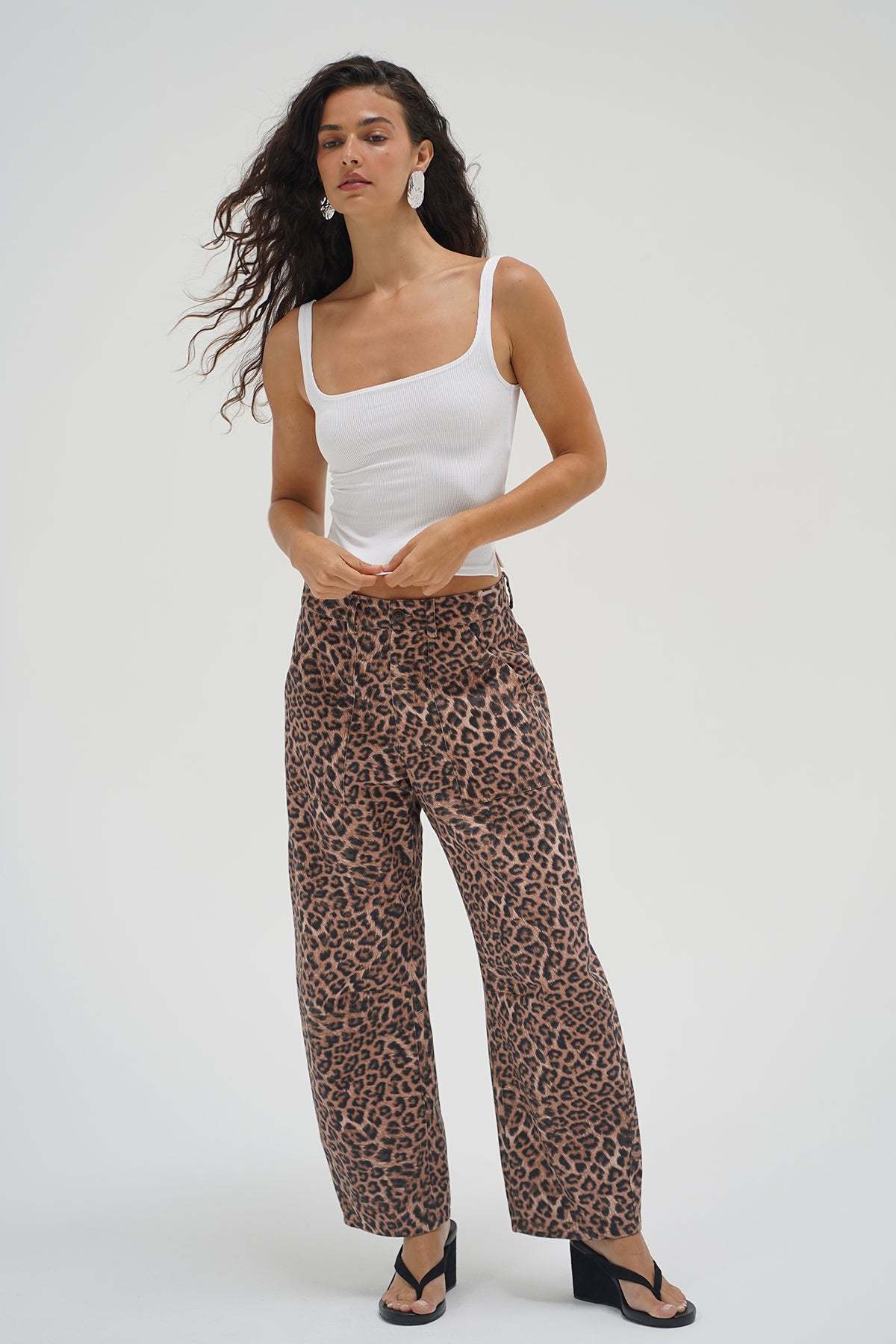LNA Cross Creek Pant in leopard