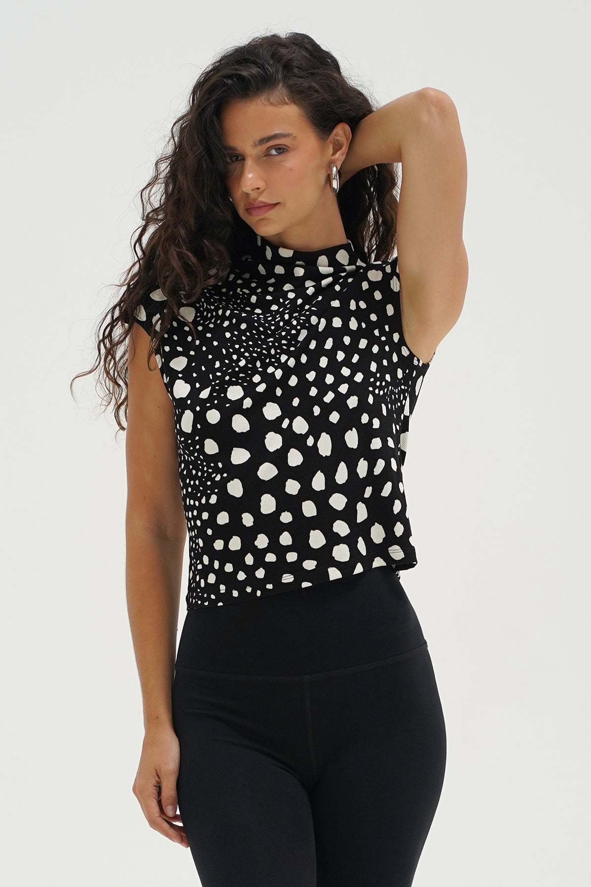 LNA Elliot Sleeveless Top in stingray