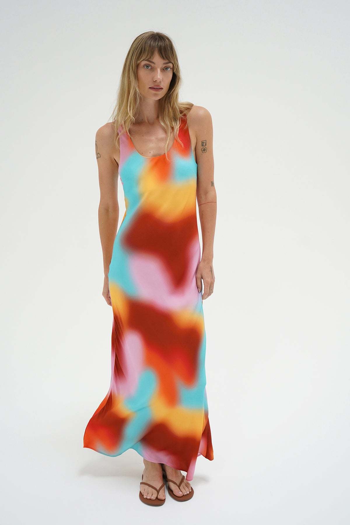 LNA Erina Tank Dress in mirage