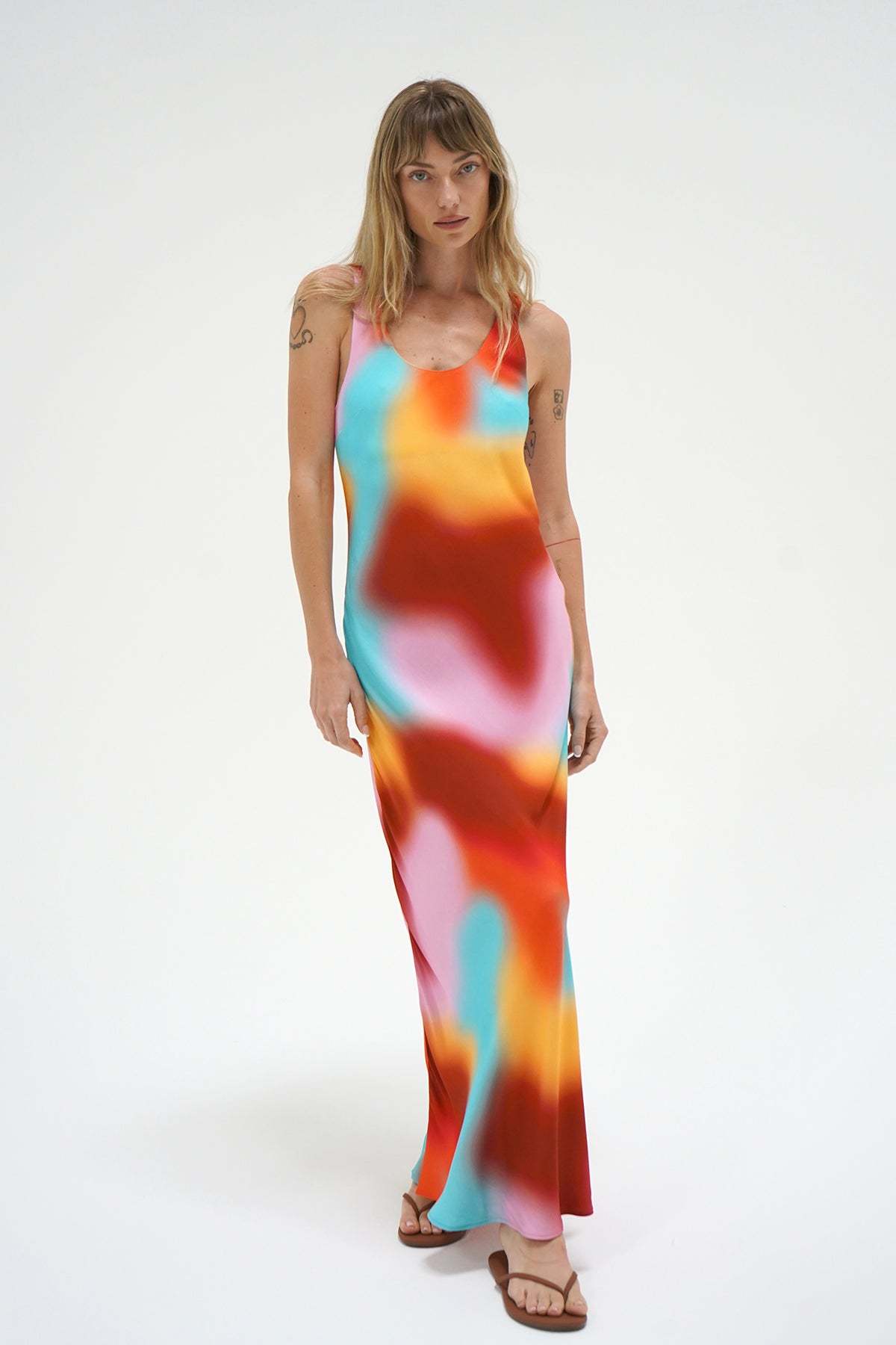LNA Erina Tank Dress in mirage