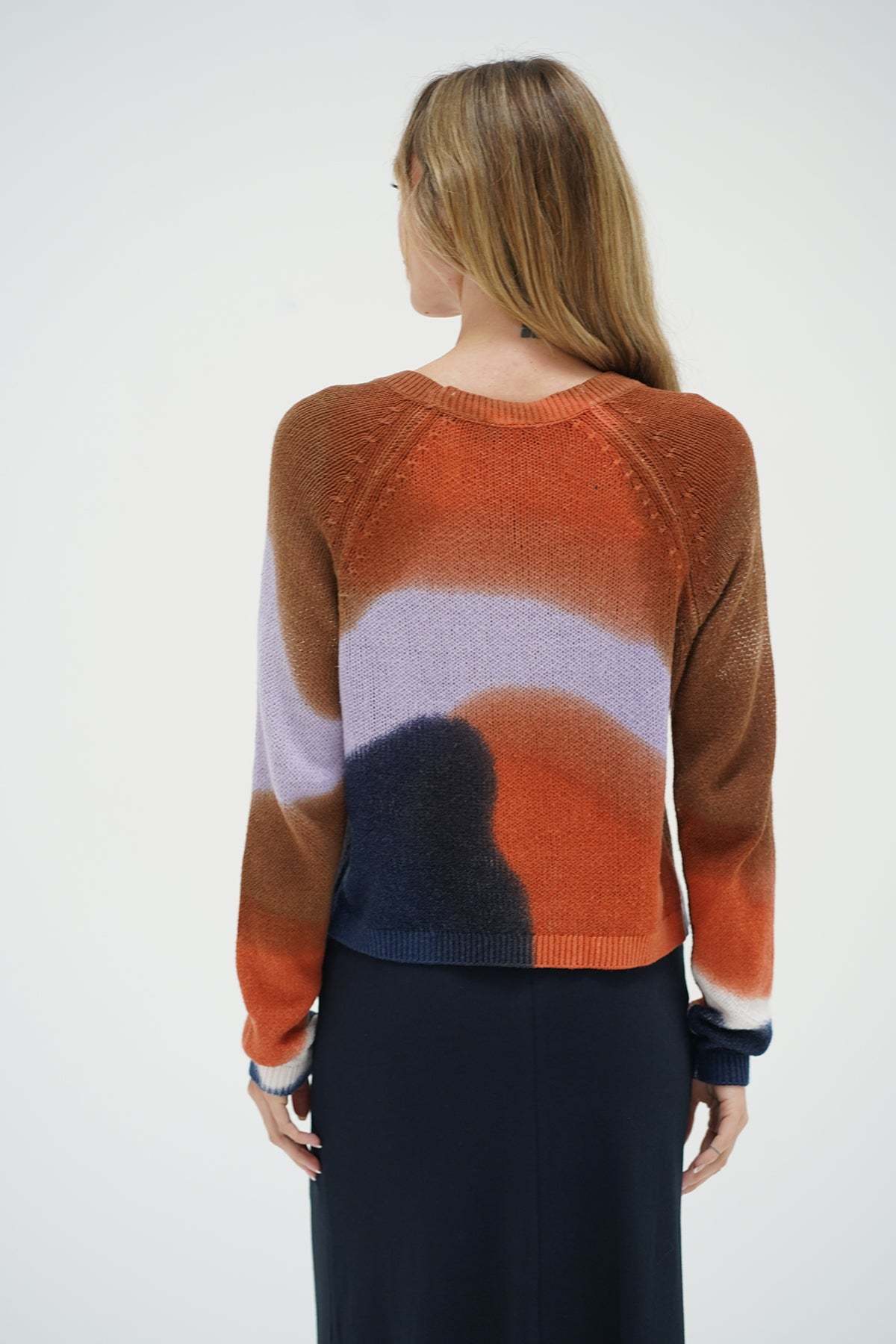 LNA Hendrix Cardigan in horseshoe bend