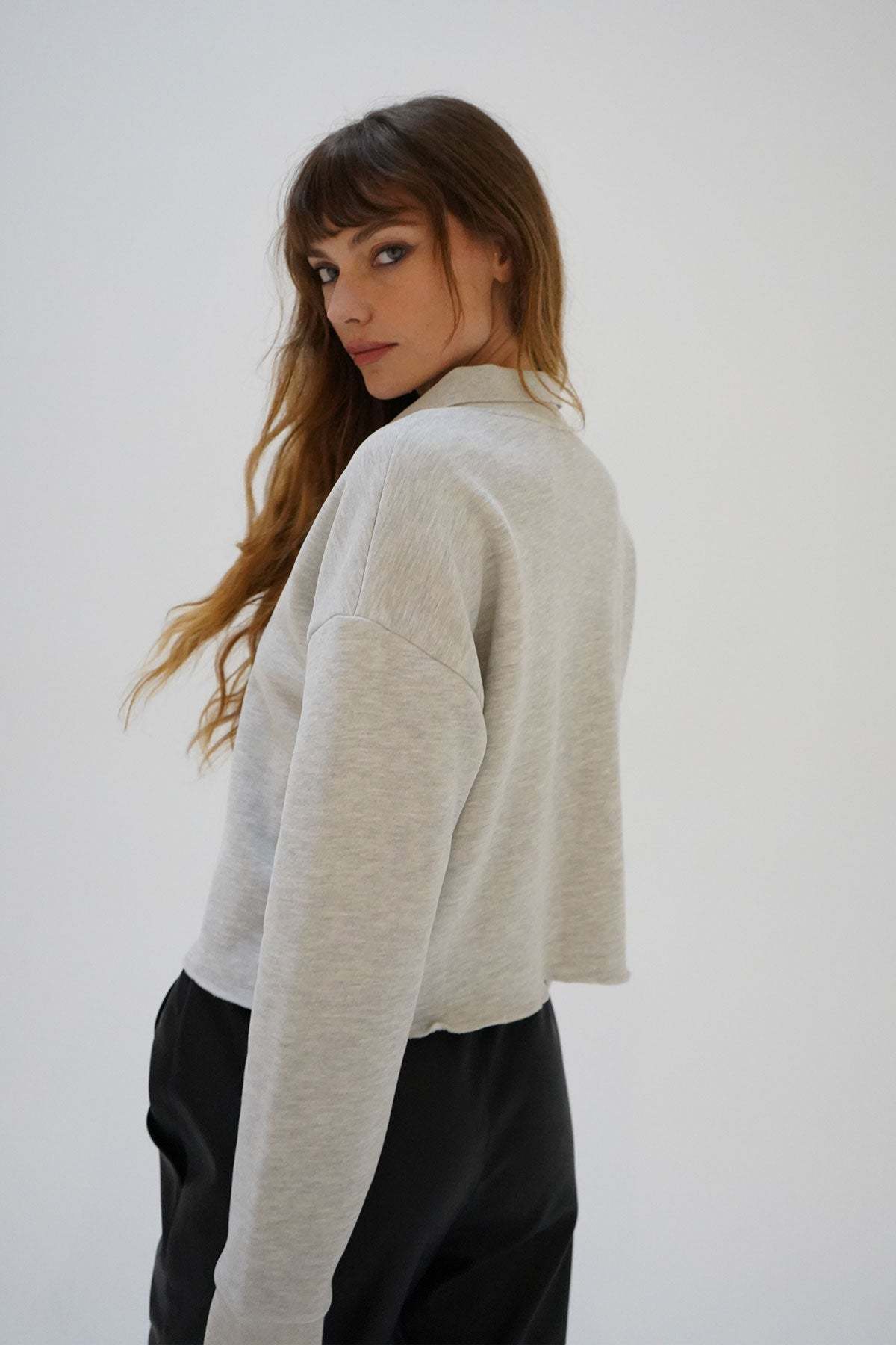LNA Nicks Pullover in Heather Grey