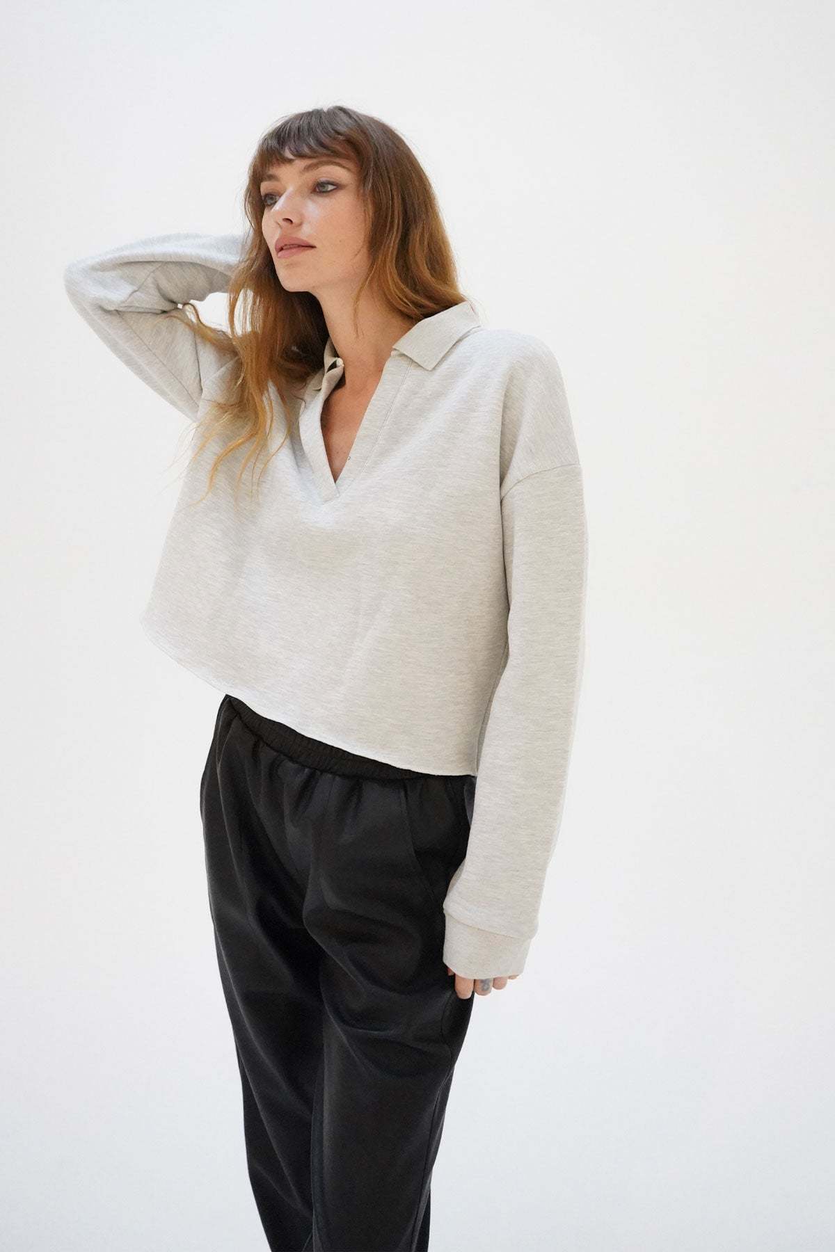 LNA Nicks Pullover in Heather Grey